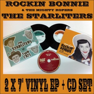 Rockin' Bonie / Starliters ,The - 2 x 7" Ep + cd (limited )